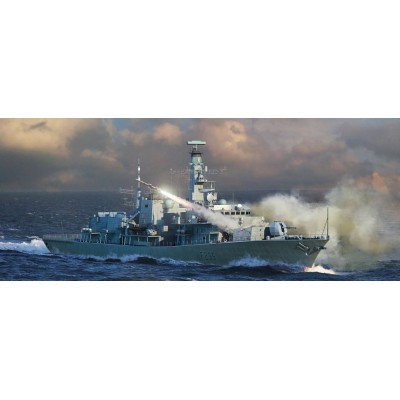 HMS TYPE 23 FRIGATE Monmouth(F235) - 1/700 SCALE - TRUMPETER 06722